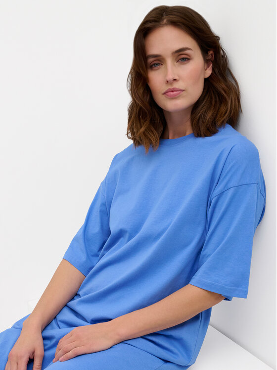 Kaffe Kaffe Sukienka codzienna Edna 10507351 Niebieski Loose Fit