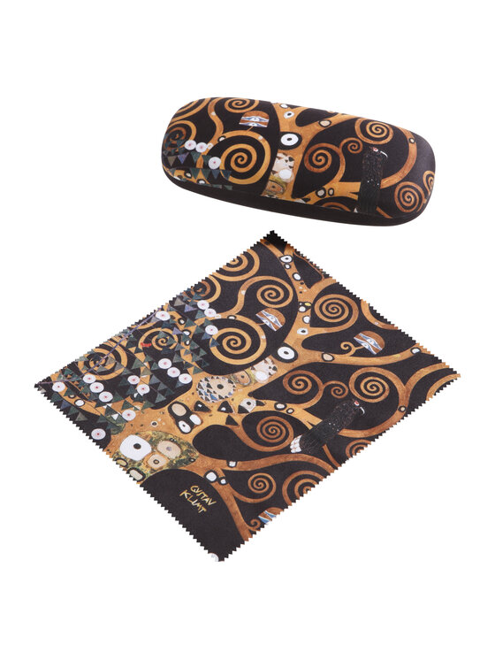Etui na Okulary Goebel, Czarne, Gustav Klimt - Drzewo życia