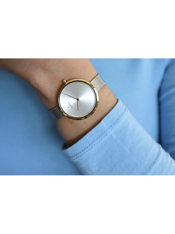 Obaku Obaku Hodinky V227LXGIMC Stříbrná