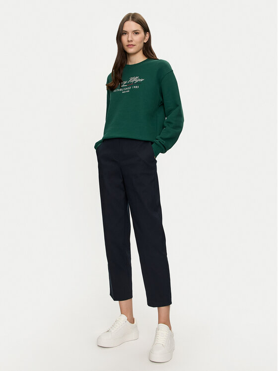 Tommy Hilfiger Tommy Hilfiger Μπλούζα Modern WW0WW43574 Πράσινο Regular Fit