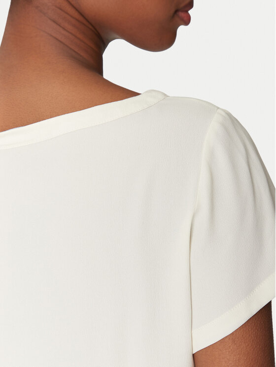 Marella Marella Tricou Inn 2515111021 Écru Regular Fit