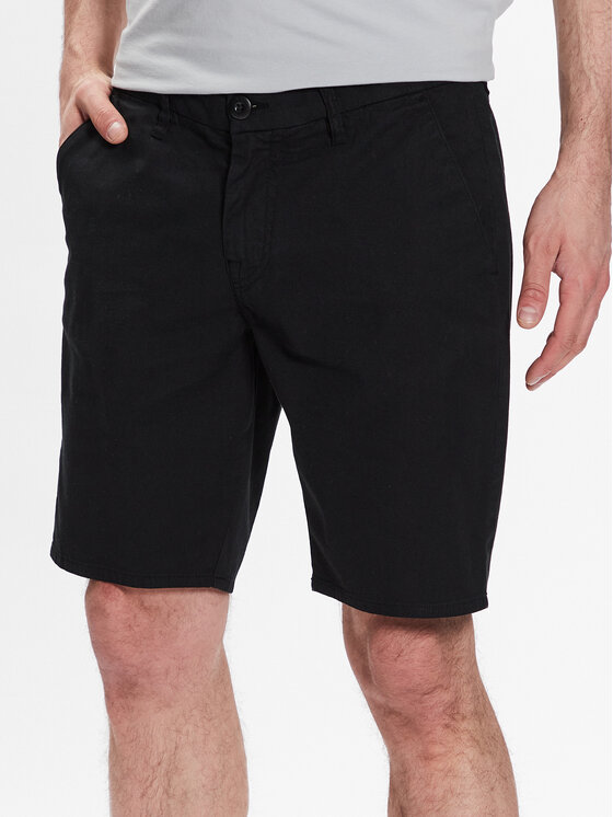 Guess Bavlnené šortky Daniel M3GD05 WFBW3 Čierna Skinny Fit