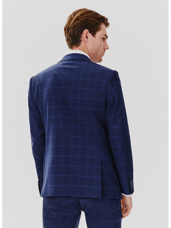 Pako Lorente Pako Lorente Marynarka P24SF-3G-014 Granatowy Slim Fit