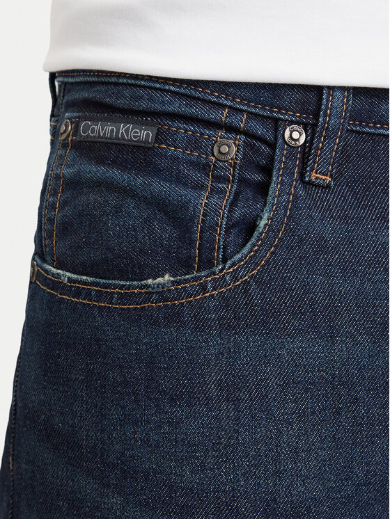 Calvin Klein Calvin Klein Blugi 90s LV04RH739G Bleumarin Taper Fit
