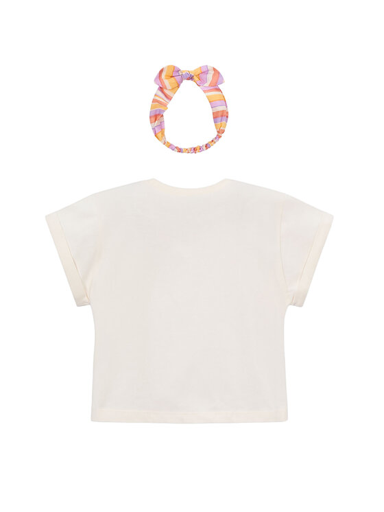 Mayoral Mayoral T-Shirt 3010 Écru Regular Fit