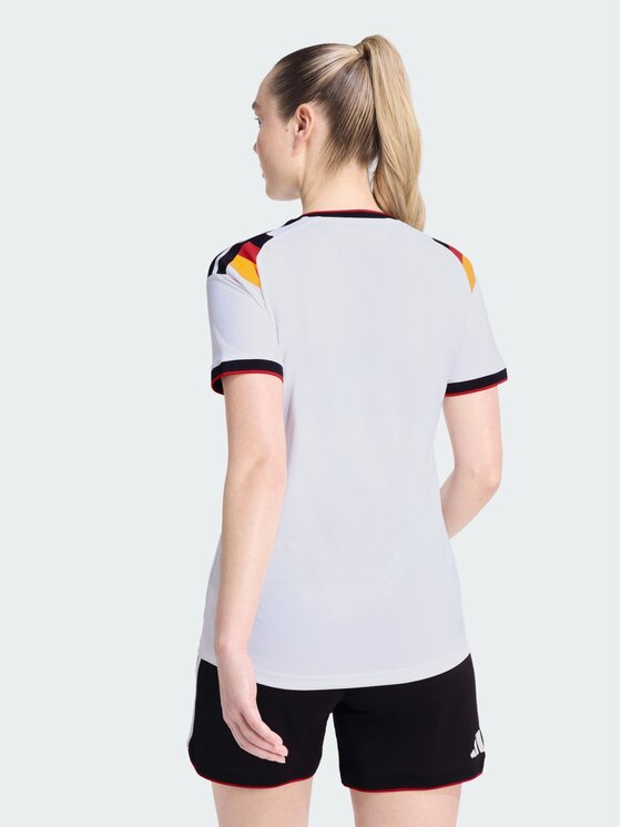 adidas adidas Koszulka techniczna Germany 26 Women's Team Home Authentic Jersey Biały Regular Fit