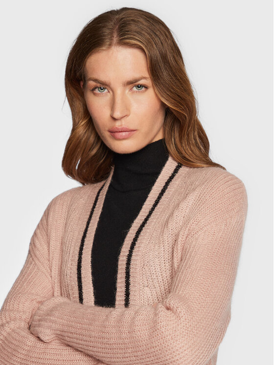 Cardigan 5F2015 MA23L Rosa Regular Fit
