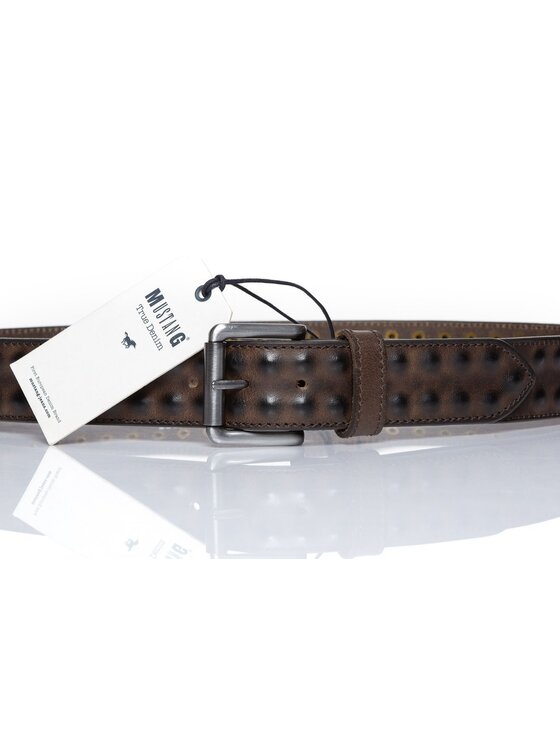 Mustang Mustang Cintura da uomo BELT Marrone