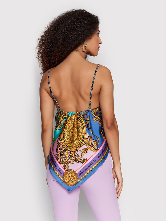 Versace Jeans Couture Versace Jeans Couture Top Garland Sun Baby Doll 72HAM230 Farebná Regular Fit