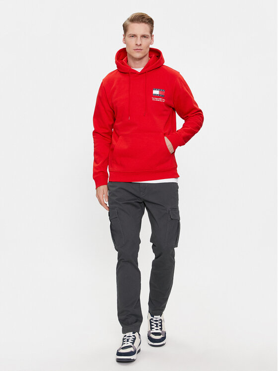 Tommy Jeans Stoffhose Tjm Austin Cargo DM0DM18341 Grau Regular Fit 