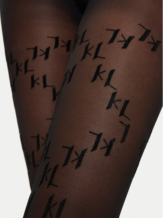 KARL LAGERFELD KARL LAGERFELD Dámské punčocháče 246W3903 Černá