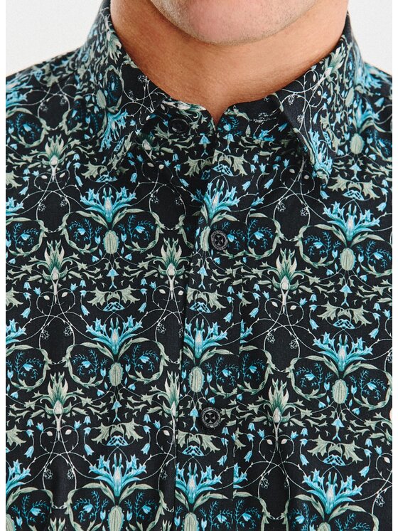 Pako Lorente Pako Lorente Koszula P25WN-1X-070 Czarny Regular Fit