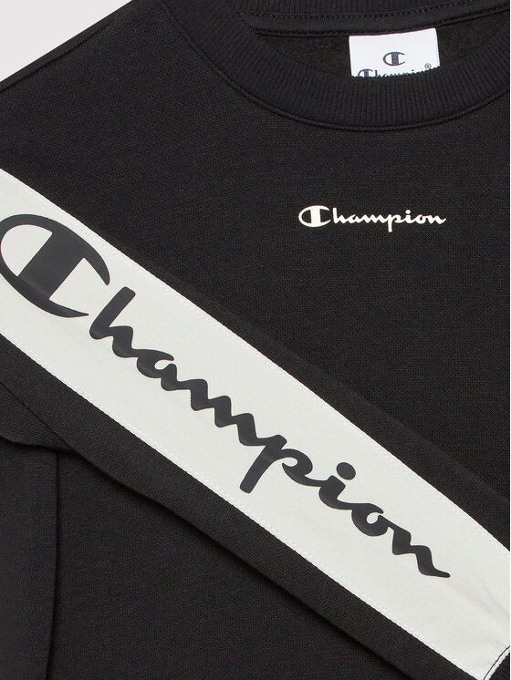 Champion Champion Majica dugih rukava 404470 Crna Regular Fit