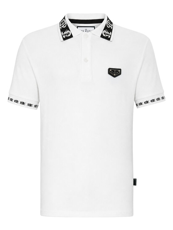 PHILIPP PLEIN PHILIPP PLEIN Polokošeľa 31653 Biela Slim Fit