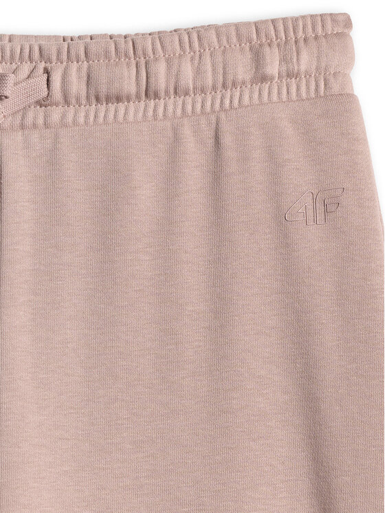 4F 4F Spodnie dresowe BASIC+ Beżowy Regular Fit