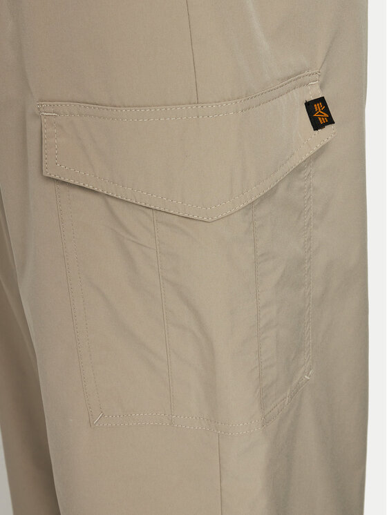 Alpha Industries Alpha Industries Hlače 136025 Bež Wide Leg