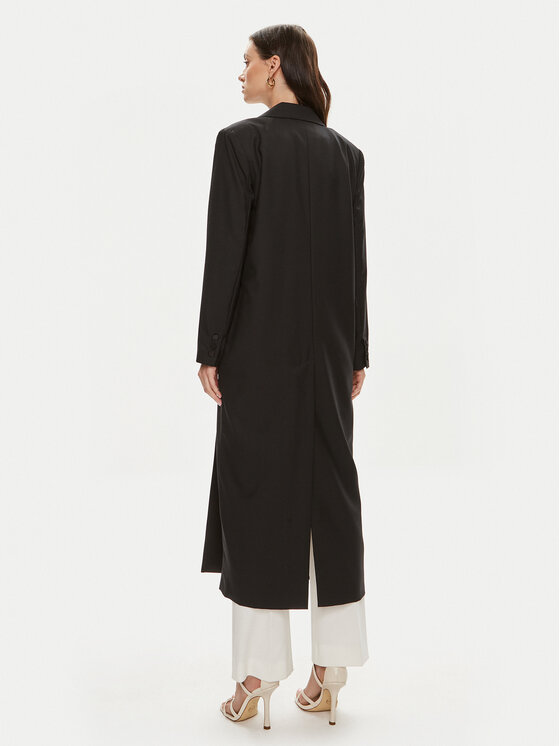 Custommade Custommade Преходно палто Harper 999483805 Черен Regular Fit