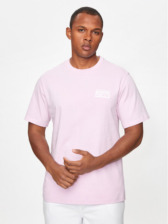 Converse Converse T-Shirt M Cons Tee 10021134-A26 Fialová Regular Fit