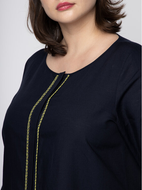Persona by Marina Rinaldi Persona by Marina Rinaldi Bluse 1112059 Dunkelblau Oversize