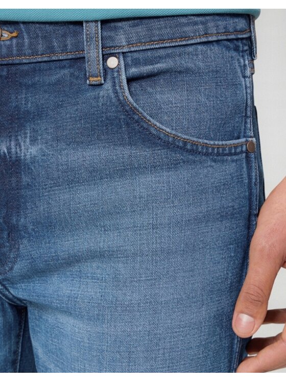 Wrangler Wrangler Jeans Larston Blu Slim Fit