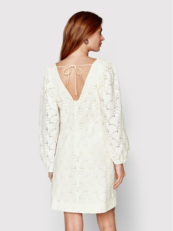 Samsøe Samsøe Samsøe Samsøe Sommerkleid Anain F22200158 Weiß Regular Fit