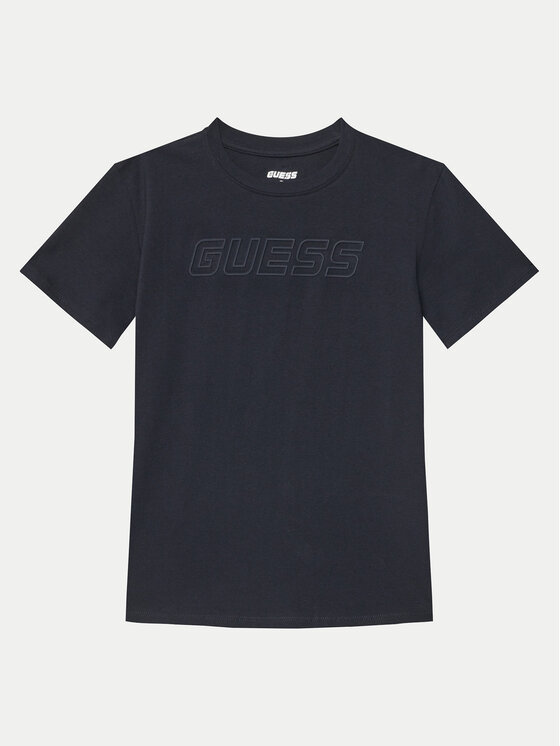 Guess T-Shirt L5RI37 J1311 Granatowy Regular Fit