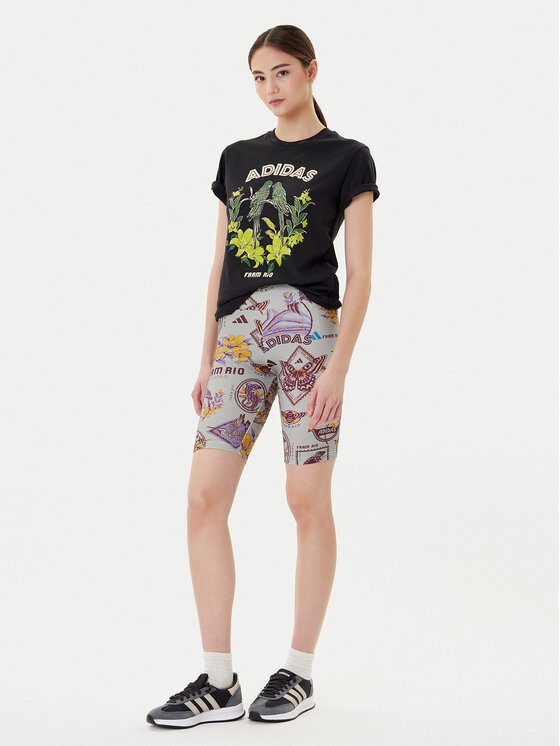 adidas adidas Велосипедки Farm Bike JM8345 Сірий Slim Fit