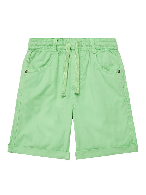Coccodrillo Coccodrillo Pantalon scurți din material WC5119501TBK Verde Regular Fit