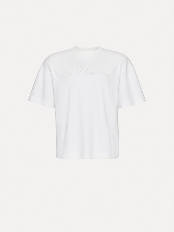 La Mania La Mania T-Shirt MAINE Écru Basic Fit
