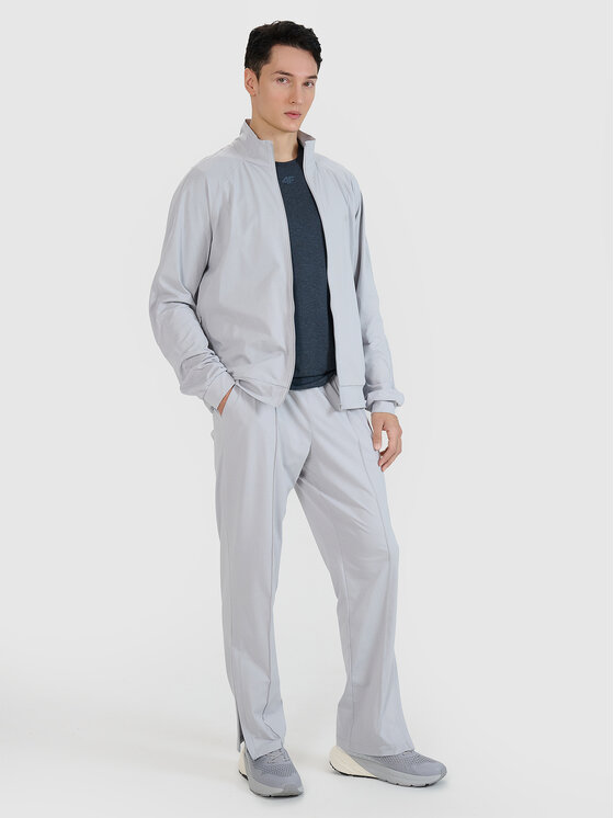4F 4F Spodnie dresowe MULTI ACTIVE Szary jasny Regular Fit