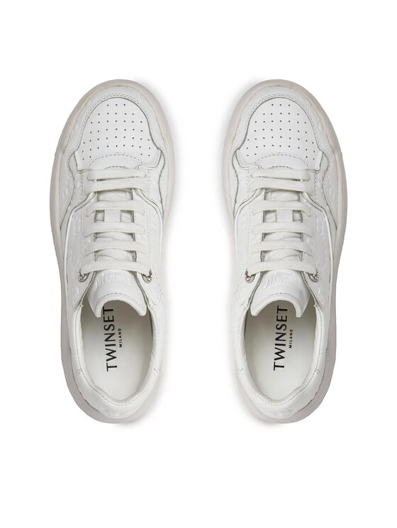 TWINSET TWINSET Sneakersy 232TCP260 Biały