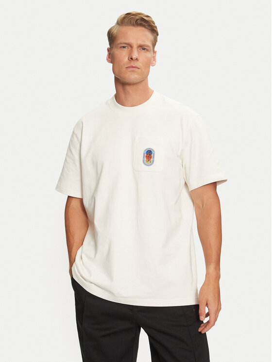 adidas adidas Tričko OLPC IX6754 Écru Regular Fit