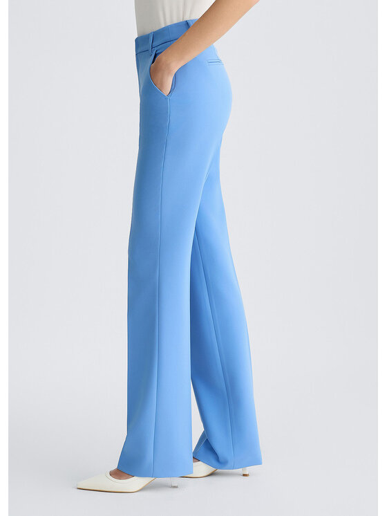 Liu Jo Liu Jo Pantaloni di tessuto WA5530TS89673936 Celeste Regular Fit