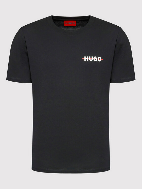 HUGO Hugo T-shirt Drando 50471554 Crna Regular Fit