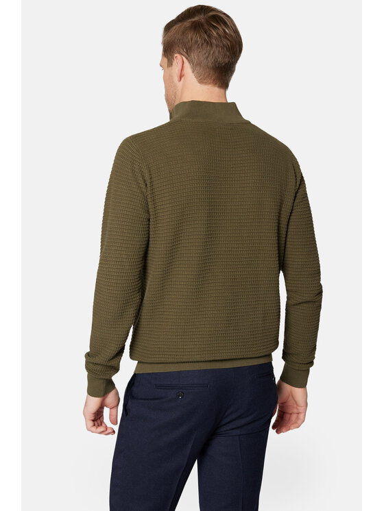 Lancerto Lancerto Sweter Jonathan SW073223000086 Zielony Regular Fit