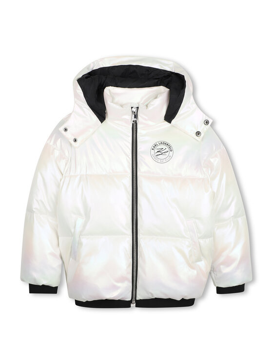 Karl Lagerfeld Kids Karl Lagerfeld Kids Zimné bundy Z31357 D Biela Regular Fit