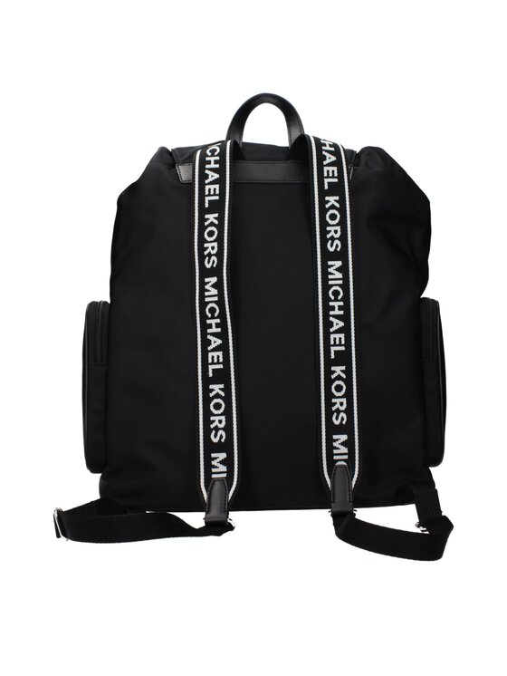 Michael Kors Michael Kors Plecak Black Fabric Backpack Czarny