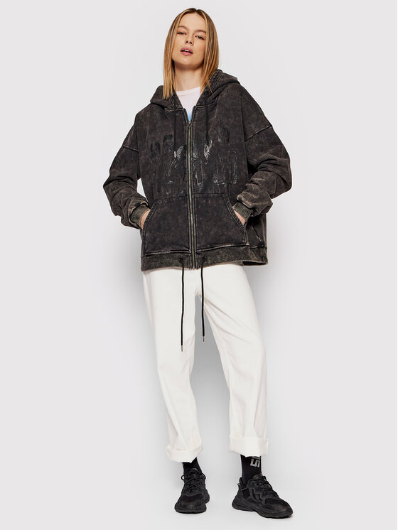 Felpa Unisex Banda Grigio Overisze