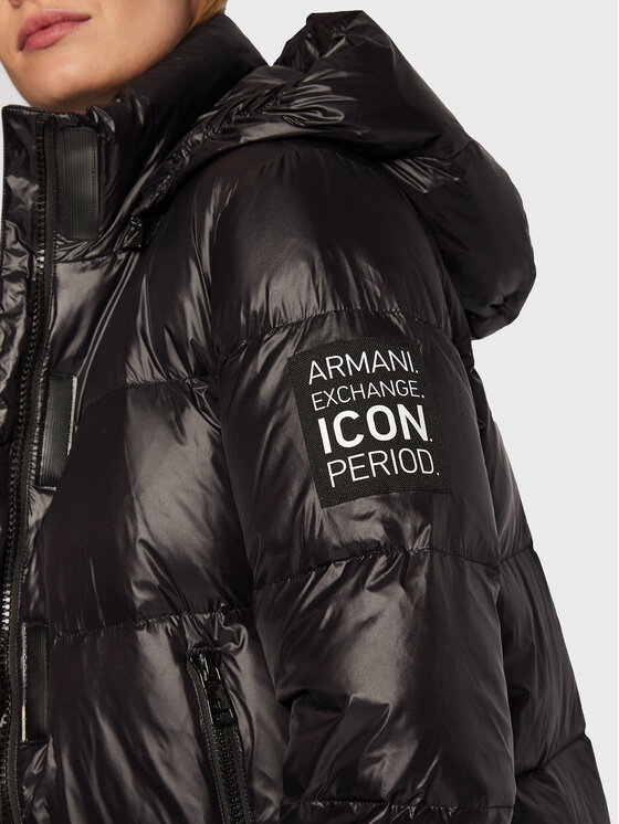 Armani Exchange Armani Exchange Vatovaná bunda 8NYK50 YNYNZ 1210 Černá Regular Fit