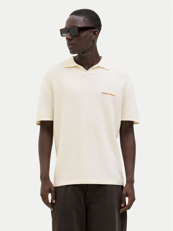 Jack & Jones Jack & Jones Pólóing Norrebro 12297926 Ekru Relaxed Fit