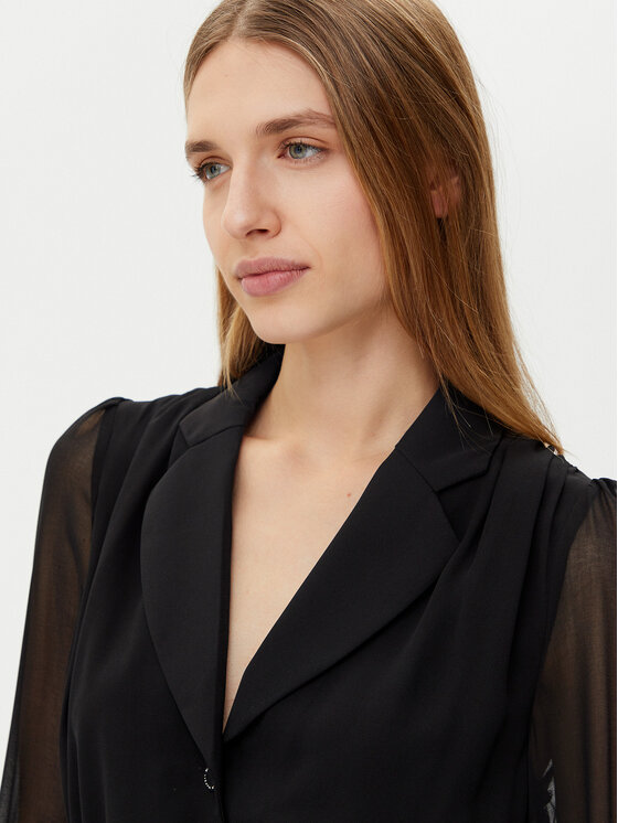 Morgan Morgan Cămașă 251-CZIPA Negru Regular Fit