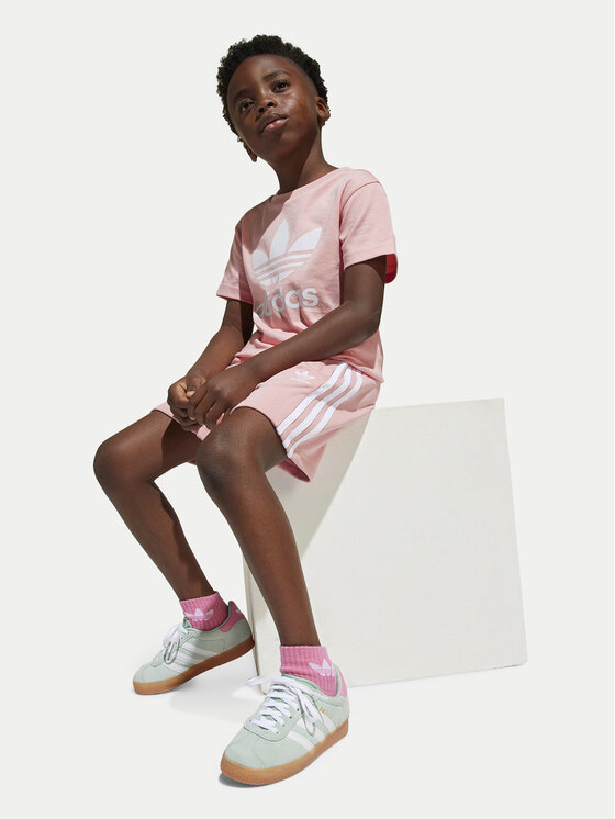 adidas adidas Komplekti kuuluvad t-särk ja šortsid adicolor JC9158 Roosa Regular Fit