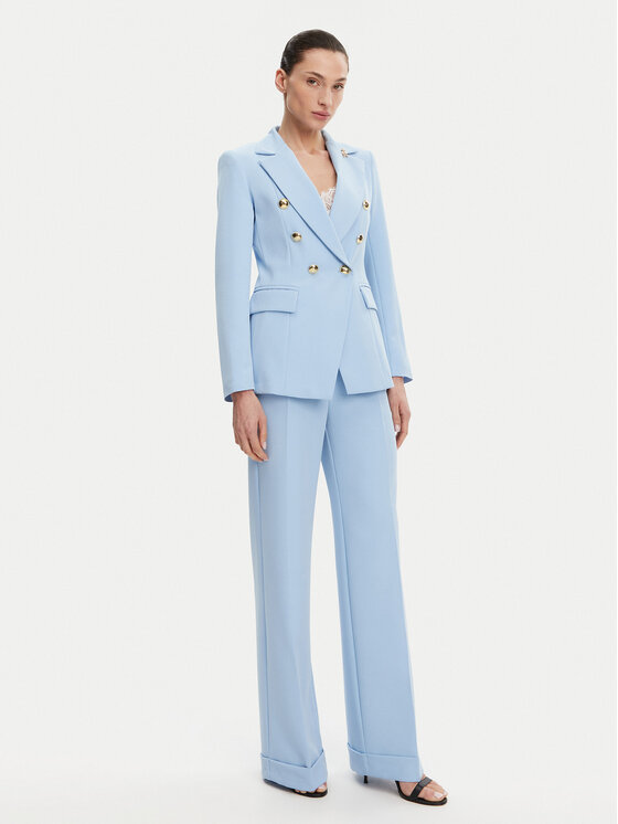 Maryley Maryley Stoffhose 25EB537/M26/43MA Himmelblau Regular Fit