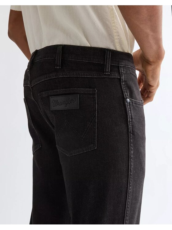 Wrangler Wrangler Jeansy 112377762 Czarny Regular Fit