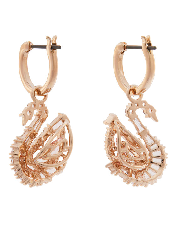Swarovski Swarovski Naušnice Swan 5732415 Růžové zlato