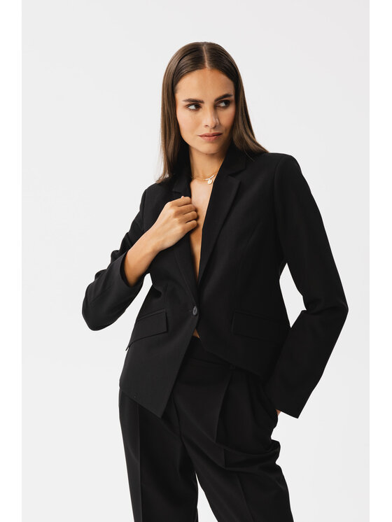 Stylove Stylove Sako S353 Čierna Modern Fit