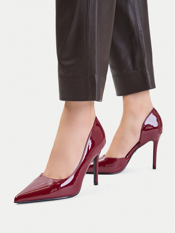 DeeZee Pantofi cu toc subțire CEO-WSS21798-01 Vișiniu