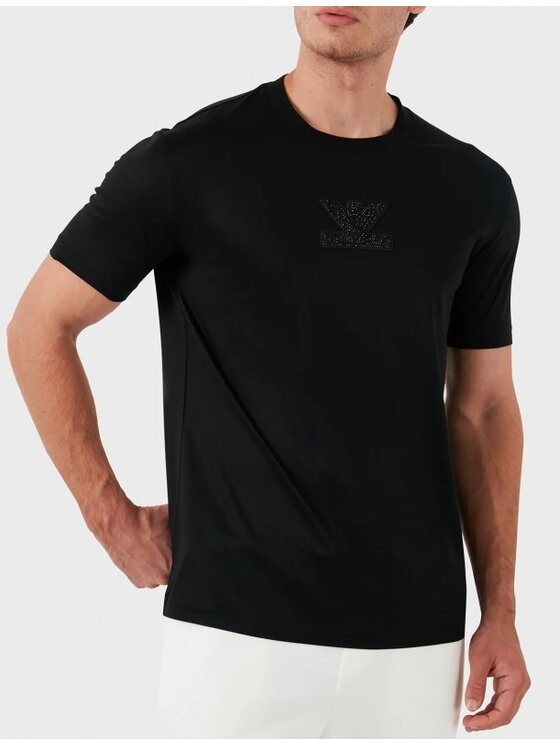 Emporio Armani Emporio Armani T-Shirt 3D1TP3 1JUVZ 0999 Černá Regular Fit