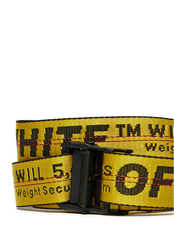 Off-White Off-White Cintura da uomo OMRB012R21FAB0011810 Giallo