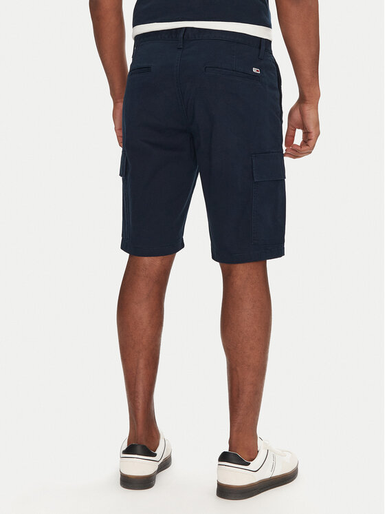 Tommy Jeans Tommy Jeans Pantaloncini di tessuto Scanton DM0DM21949 Blu scuro Regular Fit